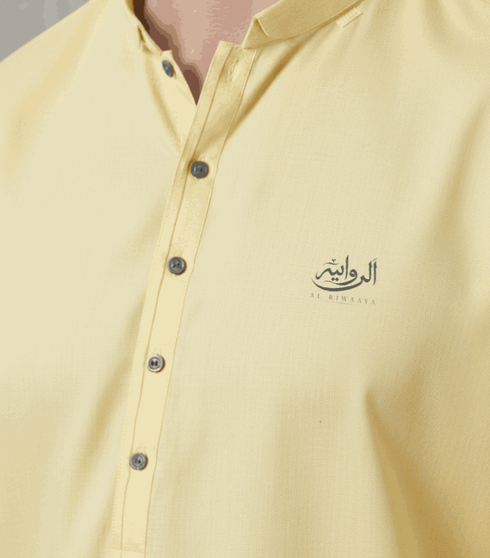 Cream/Light Mustard Wash-n-Wear